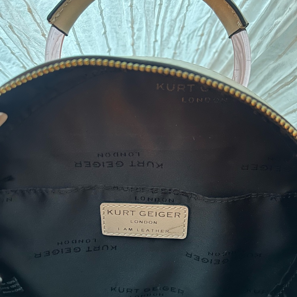 Kurt Geiger Cream Circular Bag - Picture 4 of 4